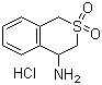 4H-氨基-1,3-二氢-2-苯并噻喃 2,2-二氧化物盐酸盐分子结构 (CAS 1187830-61-0)