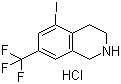 structure of CAS# 1187830-65-4, 1,2,3,4-四氢-5-碘-7-(三氟甲基)异喹啉盐酸盐