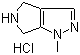 1,4,5,6-四氢-1-甲基吡咯并[3,4-c]吡唑盐酸盐分子结构 (CAS 1187830-68-7)