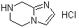 5,6,7,8-四氢咪唑并[1,2-a]吡嗪盐酸盐分子结构 (CAS 1187830-84-7)