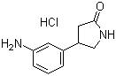 4-(3-Aminophenyl)-2-pyrrolidinone hydrochloride molecular structure (CAS 1187830-88-1)