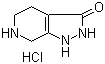 1,2,4,5,6,7-Hexahydro-3H-pyrazolo[3,4-c]pyridin-3-one hydrochloride molecular structure (CAS 1187830-91-6)