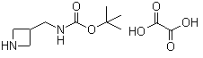 (吖丁啶-3-基甲基)氨基甲酸叔丁酯草酸盐分子结构 (CAS 1187929-81-2)