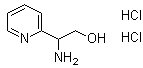 beta-氨基-2-吡啶乙醇二盐酸盐分子结构 (CAS 1187930-63-7)