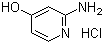 2-氨基-4-羟基吡啶盐酸盐分子结构 (CAS 1187932-09-7)