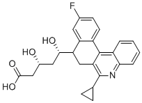 Pitavastatin Impurity 1 molecular structure (CAS 1187966-91-1)