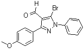 CAS # 1188037-01-5, 5-Bromo-3-(4-methoxyphenyl)-1-phenyl-1H-pyrazole-4-carboxaldehyde