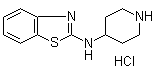 structure of CAS# 1188265-79-3, N-4-哌啶基-2-氨基苯并噻唑盐酸盐