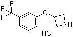 3-[3-(三氟甲基)苯氧基]氮杂环丁烷盐酸盐分子结构 (CAS 1188374-88-0)