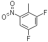 1,5-二氟-2-甲基-3-硝基苯分子结构 (CAS 1188412-98-7)