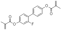 (2-氟联苯-4,4'-二基)二(2-甲基-2-丙烯酸酯)分子结构 (CAS 1189579-53-0)