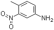 structure of CAS# 119-32-4, 4-Methyl-3-nitroaniline