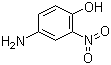 structure of CAS# 119-34-6, 4-Amino-2-nitrophenol