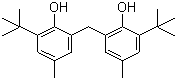 structure of CAS# 119-47-1, 2,2'-亚甲基双-(4-甲基-6-叔丁基苯酚)
