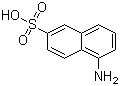 structure of CAS# 119-79-9, 1-萘胺-6-磺酸