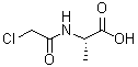 structure of CAS# 1190-32-5, N-Chloroacetyl-DL-alanine