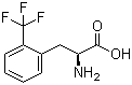 2-三氟甲基-L-苯丙氨酸分子结构 (CAS 119009-47-1)