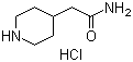 哌啶-4-乙酰胺盐酸盐分子结构 (CAS 1190194-62-7)