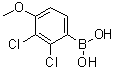 [2,3-二氯-4-甲氧基苯基]硼酸分子结构 (CAS 1190219-72-7)