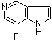 7-氟-1H-吡咯并[3,2-c]吡啶分子结构 (CAS 1190315-04-8)