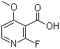 2-Fluoro-4-methoxynicotinic acid molecular structure (CAS 1190315-81-1)