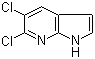 structure of CAS# 1190317-72-6, 5,6-二氯-1H-吡咯并[2,3-b]吡啶