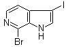 CAS # 1190318-20-7, 7-Bromo-3-iodo-1H-pyrrolo[2,3-c]pyridine
