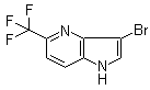 3-溴-5-(三氟甲基)-1H-吡咯并[3,2-b]吡啶分子结构 (CAS 1190320-16-1)