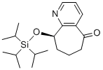 (R)-9-(三异丙基硅烷基氧基)-6,7,8,9-四氢-5H-环庚三烯并[b]吡啶-5-酮分子结构 (CAS 1190363-45-1)