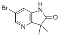 6-溴-3,3-二甲基-1H,2H,3H-吡咯并[3,2-b]吡啶-2-酮分子结构 (CAS 1190862-33-9)
