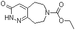 structure of CAS# 1190897-26-7, 2,3,5,6,8,9-六氢-3-氧代-7H-哒嗪并[3,4-d]氮杂卓-7-羧酸乙酯