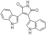 双吲哚马来酰亚胺 IV分子结构 (CAS 119139-23-0)