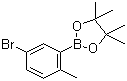 5-溴-2-甲基苯硼酸频那醇酯分子结构 (CAS 1192051-39-0)