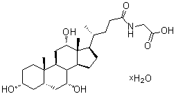 甘氨胆酸水合物分子结构 (CAS 1192657-83-2)