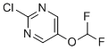 2-Chloro-5-(difluoromethoxy)pyrimidine molecular structure (CAS 1192813-64-1)