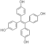 四(4-羟基苯基)乙烯分子结构 (CAS 119301-59-6)
