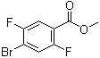 structure of CAS# 1193162-21-8, 4-溴-2,5-二氟苯甲酸甲酯