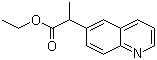 2-(喹啉-6-基)丙酸乙酯分子结构 (CAS 1193317-61-1)