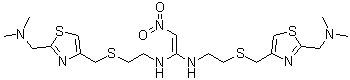 CAS # 1193434-63-7, N,N'-Bis[2-[[[2-[(dimethylamino)methyl]-4-thiazolyl]methyl]thio]ethyl]-2-nitro-1,1-ethenediamine