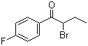 alpha-溴代对氟苯丁酮分子结构 (CAS 119344-67-1)
