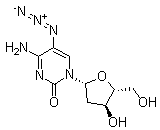 5-叠氮-2'-脱氧胞苷分子结构 (CAS 1193451-72-7)