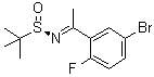 [S(R)]-N-[1-(5-溴-2-氟苯基)亚乙基]-2-甲基-2-丙烷亚磺酰胺分子结构 (CAS 1194044-26-2)