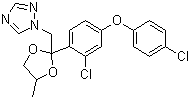 structure of CAS# 119446-68-3, Difenoconazole