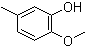 2-羟基-4-甲基苯甲醚分子结构 (CAS 1195-09-1)