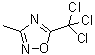 3-甲基-5-(三氯甲基)-1,2,4-恶二唑分子结构 (CAS 1195-25-1)