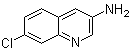 7-氯-3-喹啉胺分子结构 (CAS 1195710-15-6)