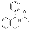 (1S)-3,4-二氢-1-苯基-2(1H)-异喹啉甲酰氯分子结构 (CAS 1195949-26-8)