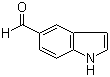 5-吲哚甲醛分子结构 (CAS 1196-69-6)