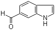 structure of CAS# 1196-70-9, 吲哚-6-甲醛