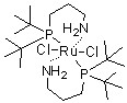 structure of CAS# 1196147-60-0, (OC-6-13)-二[3-[二(1,1-二甲基乙基)膦基]-1-丙胺]二氯化钌